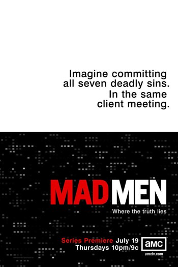 Mad Men Movie Poster, 11 X 17