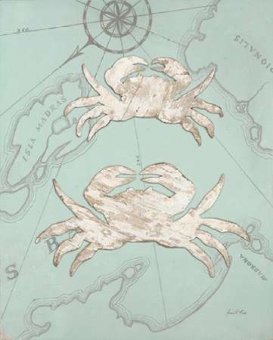 Coastal Crab Poster Print By Arnie Fisk, 24 X 30 - Large