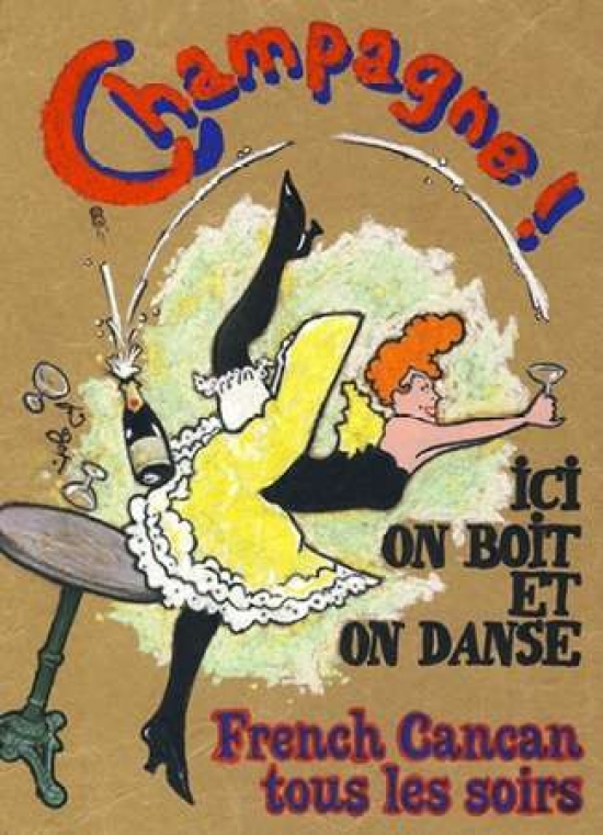 Pdxga0100237small French Cancan Poster Print By Jean Pierre Got, 10 X 14 - Small