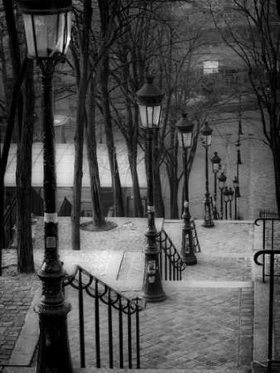 Pdxaf20120315676c02large The Famous Staircase In Montmartre Paris France Poster Print By Assaf Frank, 18 X 24 - Large