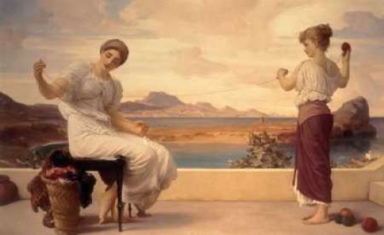Pdxllp402small Winding The Skein Poster Print By Lord Frederic Leighton, 12 X 18 - Small