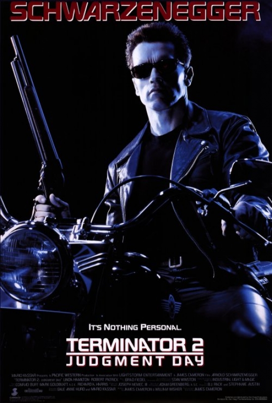 MOVCF5396 Terminator 2 - Judgment Day Movie Poster Print, 27 x 40