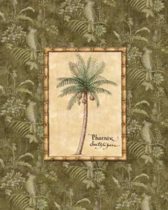 Pdxaud059small Vintage Palm Ii Poster Print By Charlene Audrey, 8 X 10 - Small