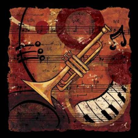 Jazz Music Ii Poster Print By Inc. Cw Designs, 24 X 24 - Large