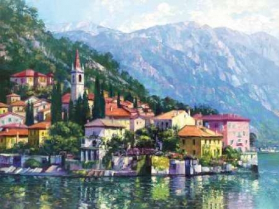 Pdxb2699dlarge Reflections Of Lake Como Poster Print By Howard Behrens, 18 X 24 - Large