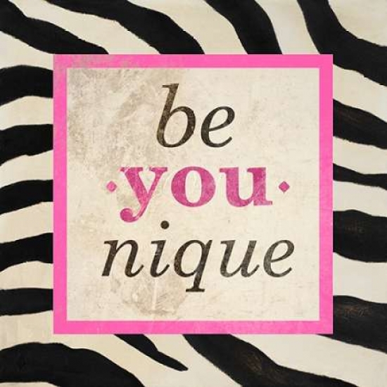 Pdx6533dsmall Be-you-nique Poster Print By Patricia Pinto, 12 X 12 - Small
