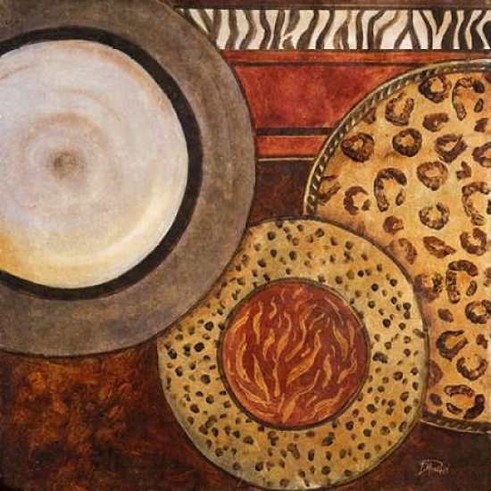 Pdx8614large African Circles Ii Poster Print By Patricia Pinto, 24 X 24 - Large