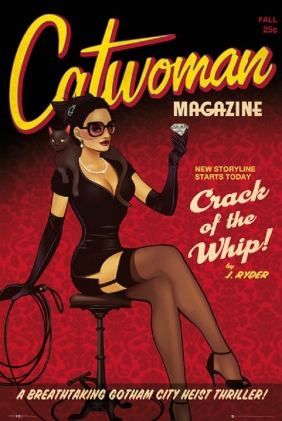 Xpe160334 Catwoman - Crack The Whip Poster Print, 24 X 36