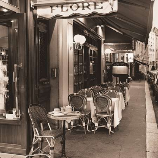 Pdxb1480dlarge Cafe De Flore Poster Print By Alan Blaustein, 24 X 24 - Large