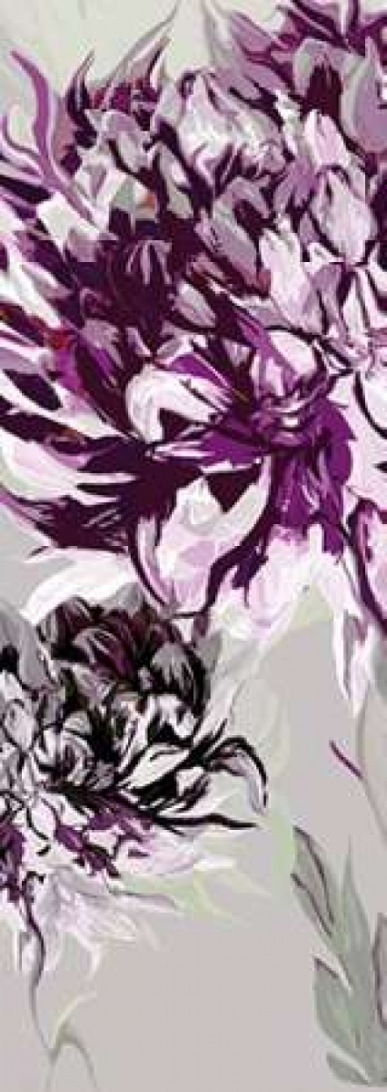 Pdx63142small Purple Allure I Poster Print By Sally Scaffardi, 10 X 20 - Small