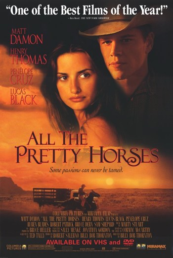 All The Pretty Horses Movie Poster, 11 X 17