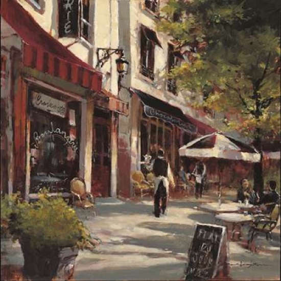 Boulevard Cafe Poster Print By Brent Heighton, 12 X 12 - Small