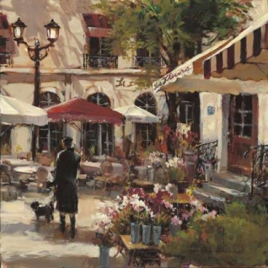 Floral Promenade Poster Print By Brent Heighton, 12 X 12 - Small