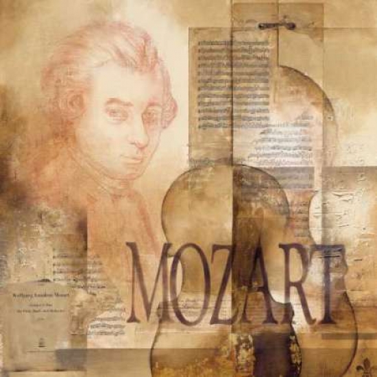 Pdxga0116246small A Tribute To Mozart Poster Print By Marie-louise Oudkerk, 12 X 12 - Small