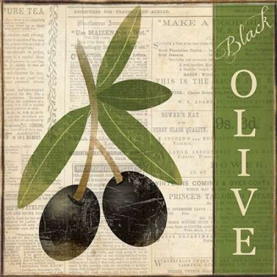Pdxpb25962small Black Olive Poster Print By Piper Ballantyne, 12 X 12 - Small