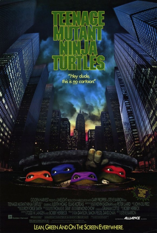 Movaf9318 Teenage Mutant Ninja Turtles - The Movie Movie Poster Print, 27 X 40