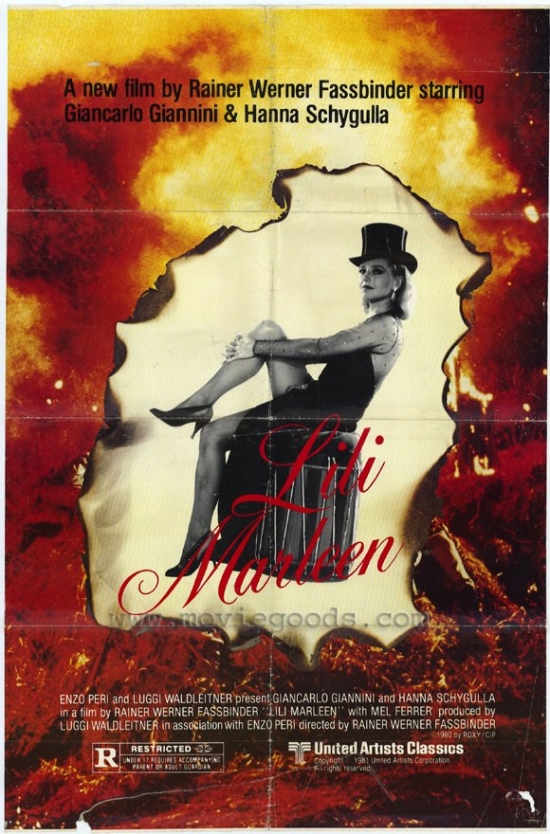 Lili Marleen Movie Poster, 11 X 17