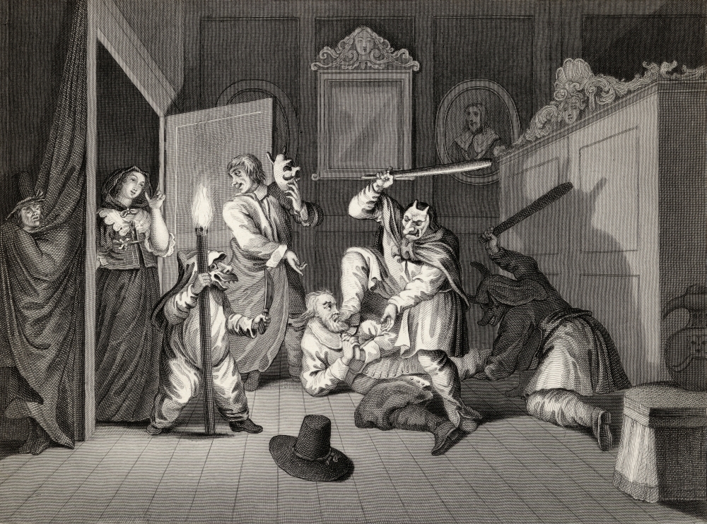 Hudibras Catechizd Engraved by G Presbury After Hogarth From the Works of Hogarth Published London 1833 Poster Print