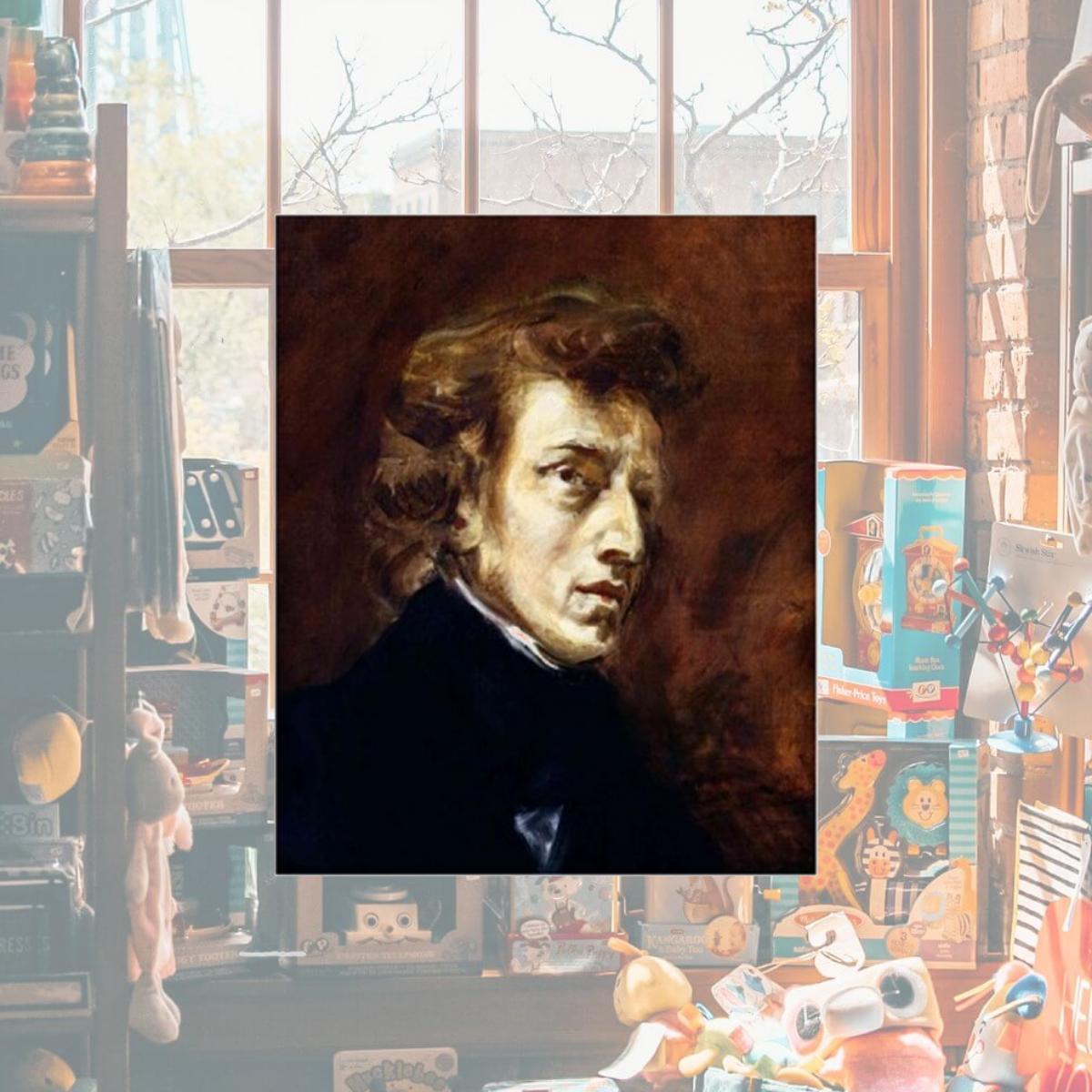 Picture of Posterazzi BALXIR24929 Frederic Chopin Poster Print by Eugene Delacroix - 18 x 24 in.