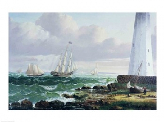 BALXBP231803LARGE Whalers Coming Home Poster Print - 36 x 24 in. - Large