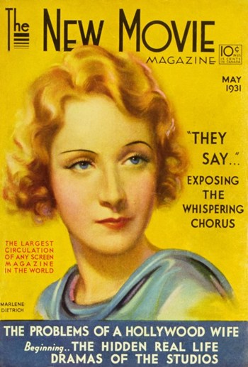 Mov251622 Marlene Dietrich Movie Poster - 11 X 17 In.