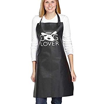 Dog Is Good Dog Lover Grooming Aprons, Black