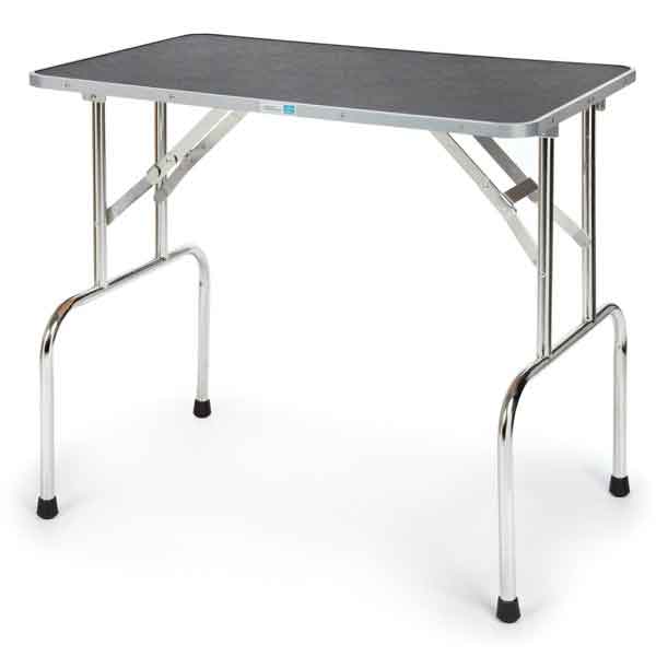 30 In. Master Equipment Superior Stainless Steel Folding Table, Black
