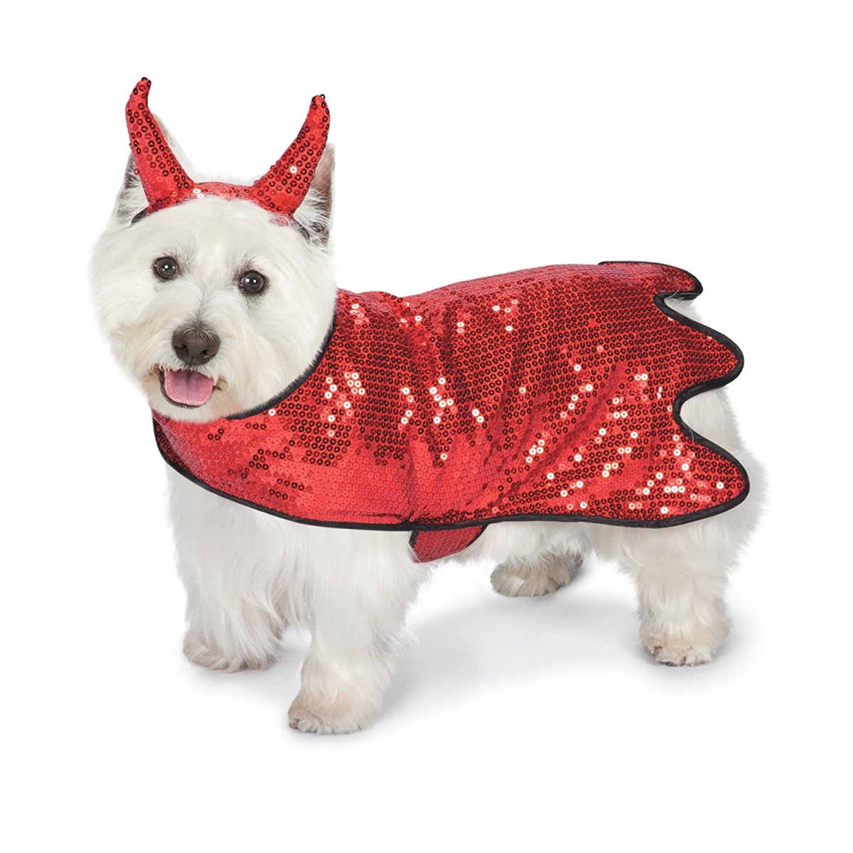 Sequin Devil Dog Costume - Large