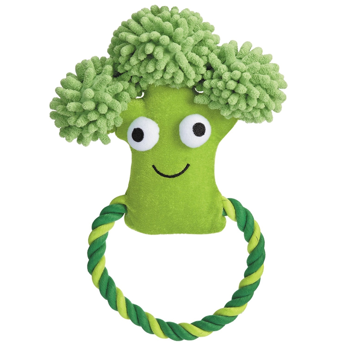Happy Veggies Rope Tugs Dog Toys - Broccoli