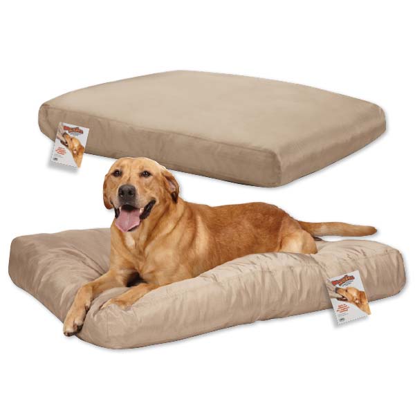 Slumber Pet Mega Ruff Bed, Brown - Large
