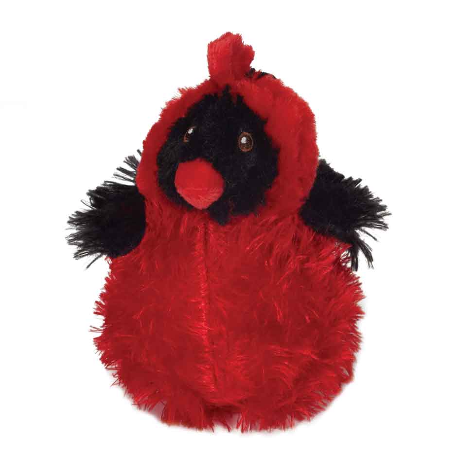 Gy3716 83 Chonky Bird Cardinal Dog Toy