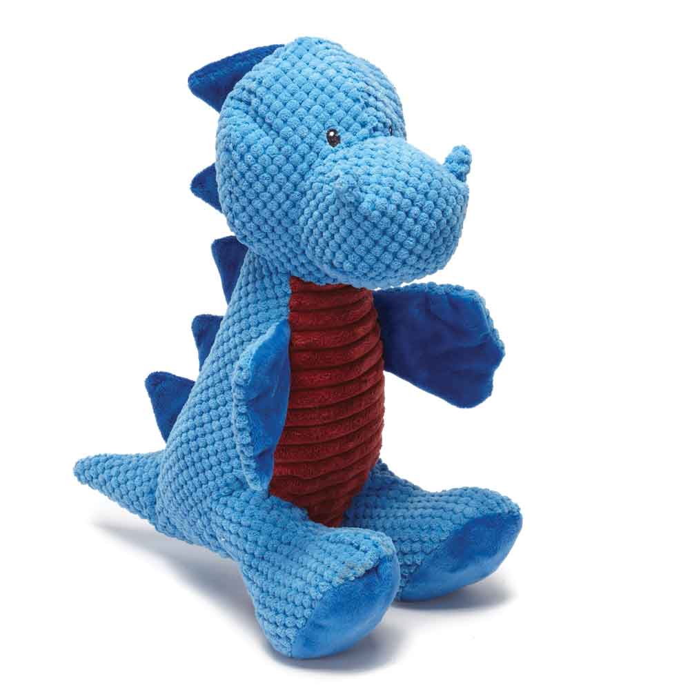 Gy3720 09 19 Jurassic Cord Crew T-rex Dog Toy, Blue - Large