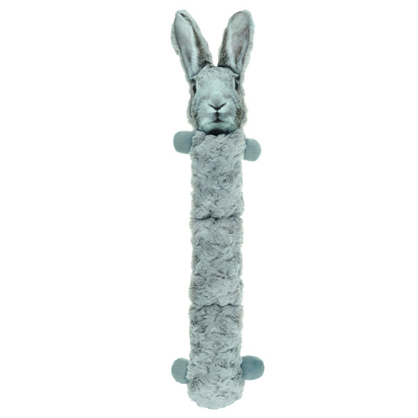 Zd2115 16 3 Stack Tubular Squeaker Rabbit Dog Toy