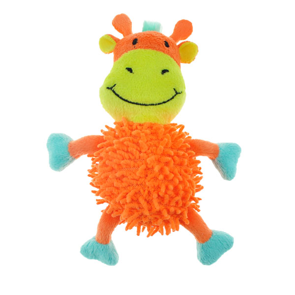 Zd1912 02 Noodle Ball Body With Squeaker Giraffe Pet Toy
