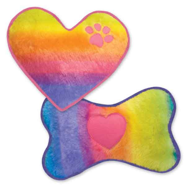 Us0511 18 Rainbow Heart Toy For Dog