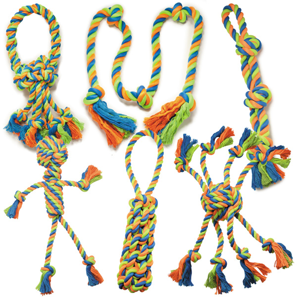 Us0641 11 10 Loops Mighty Bright Rope Dog Toy