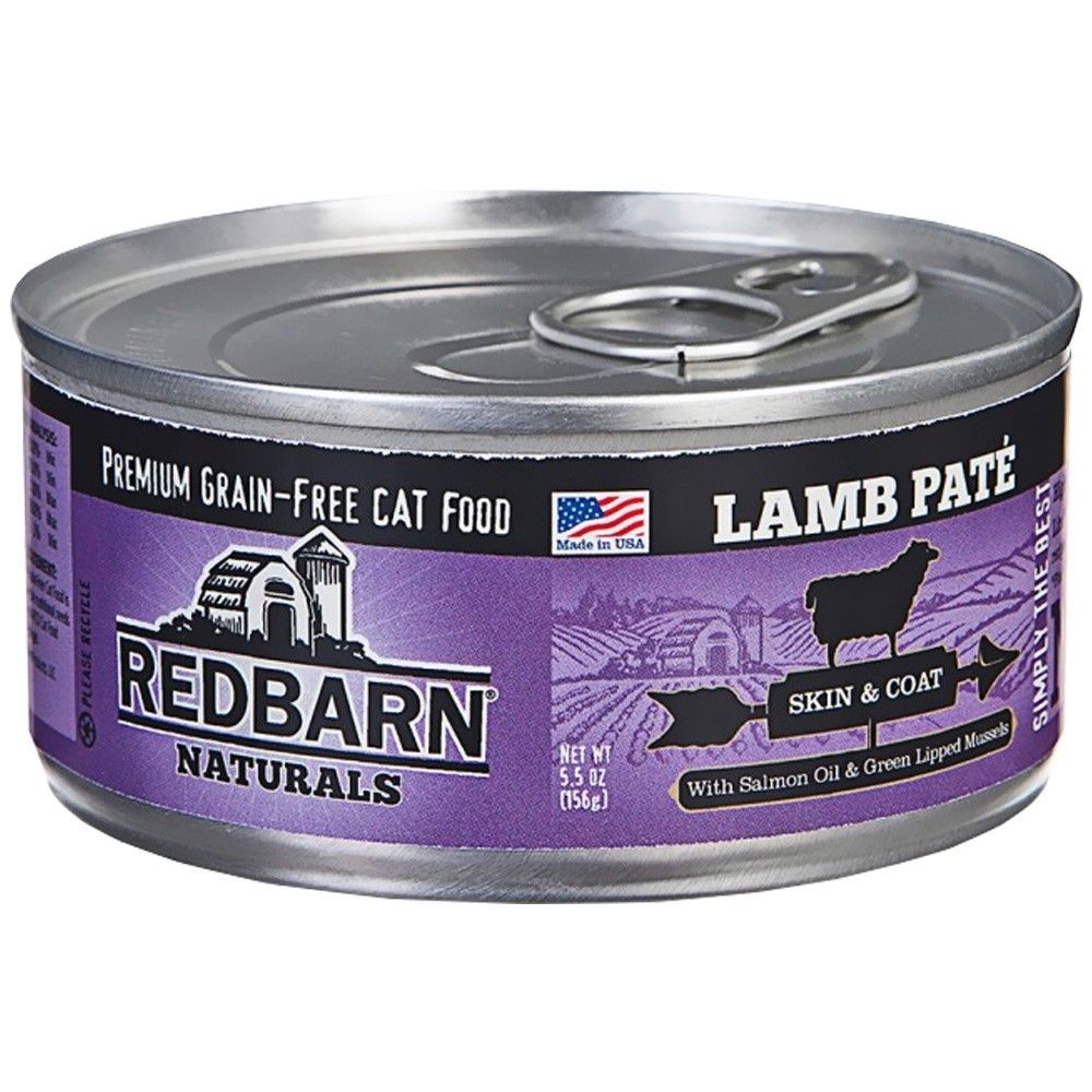 80010555 5.5 Oz Pate Skin & Coat Cat Food - Lamb