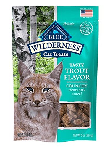 21012033 2 Oz Wilderness Cat Treat Trout Crunchy
