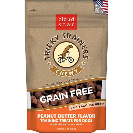 Petfoodexperts 25016400 5 Oz Cloud Star Tricky Trainers Grain Free Chewy Peanut Butter
