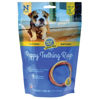 67511306 Grain-free Chicken Flavored Puppy Teething Ring Treats