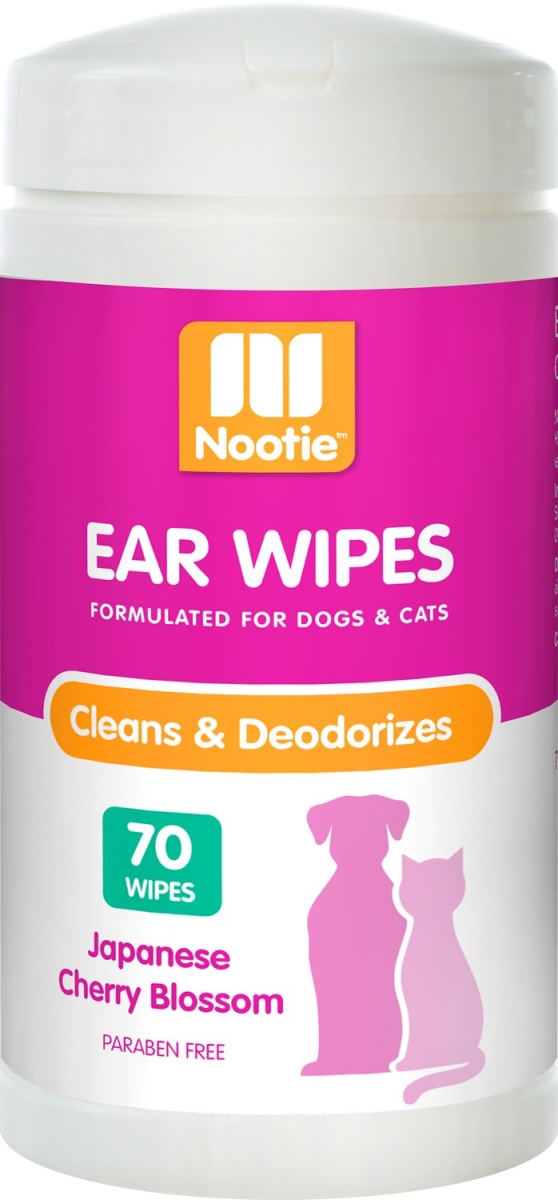 64102204 Japanese Cherry Blossom Dog & Cat Ear Wipes - 70 Count