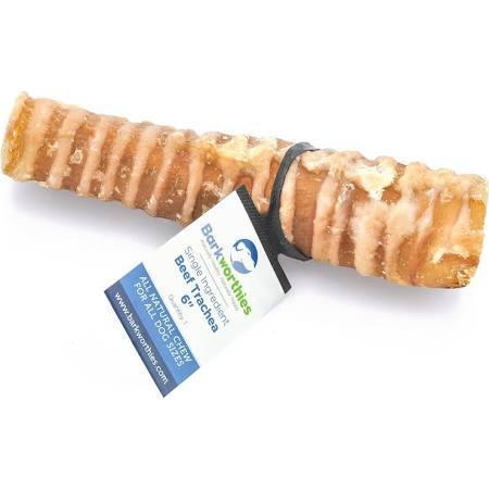 20501110 6 In. Beef Trachea Dog Treats - 12 Count