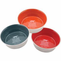 88216254 Stainless Steel Dog Bowl, Charcoal - 6 Cup