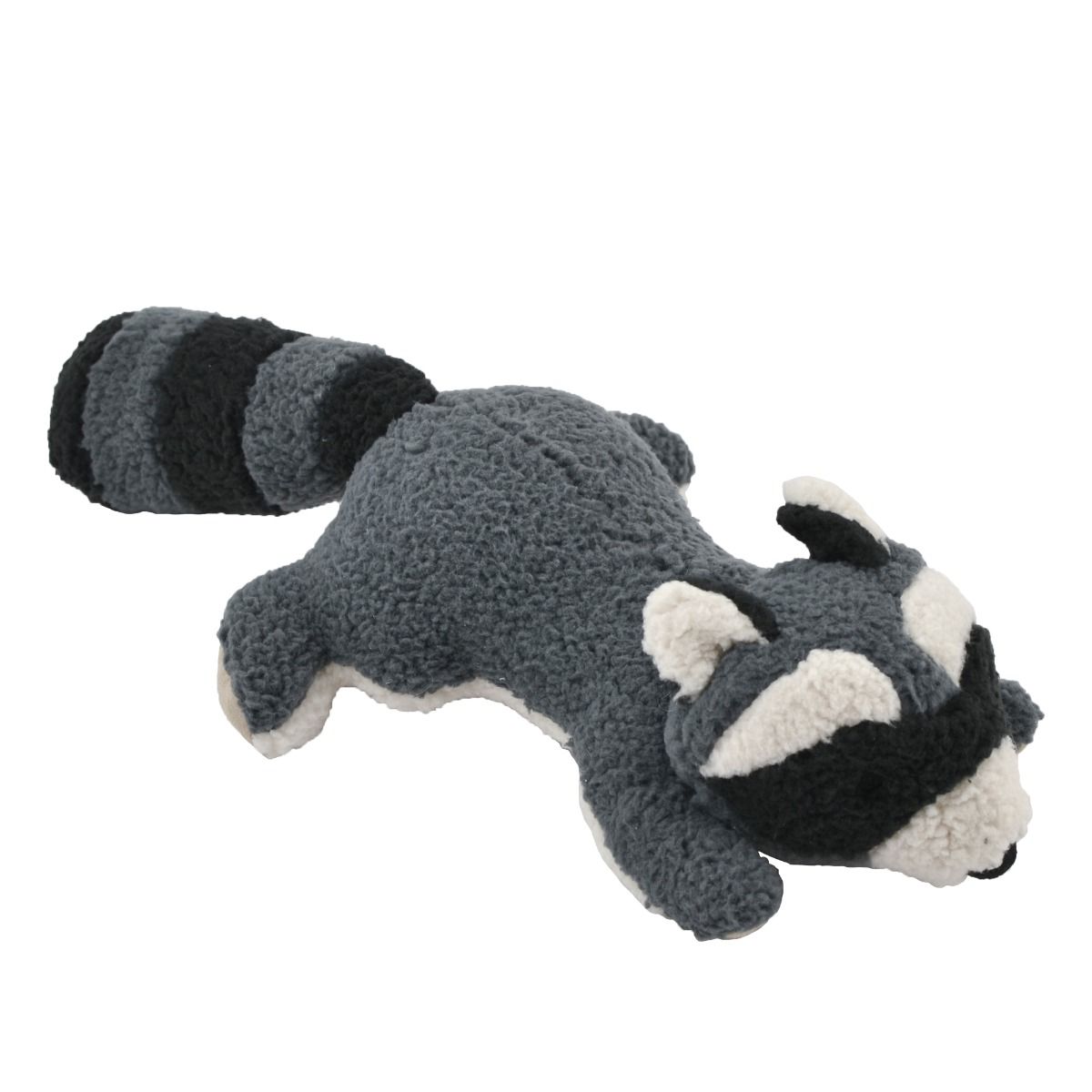 88216748 Squeaker Racoon Dog Plush Toy - 12 In.
