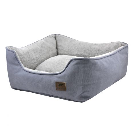 88216958 Bolster Dog Bed, Charcoal - Small