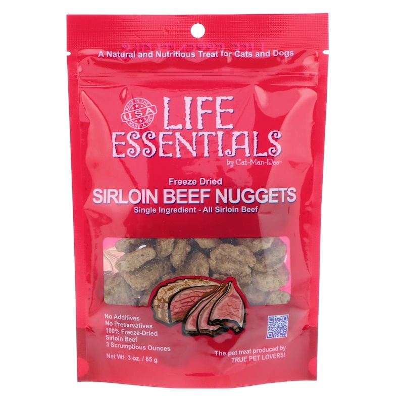 30594502 Doo Freeze-dried Beef Nuggets Food For Dog & Cat - 3 Oz