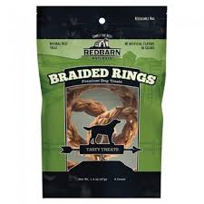 80000089 Braided Ring Dog Treat - Pack Of 3