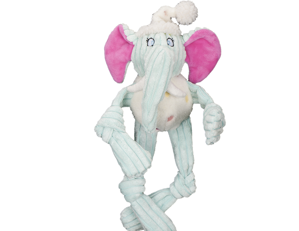 51030906 Birthday Long & Lanky Elephant Dog Toy