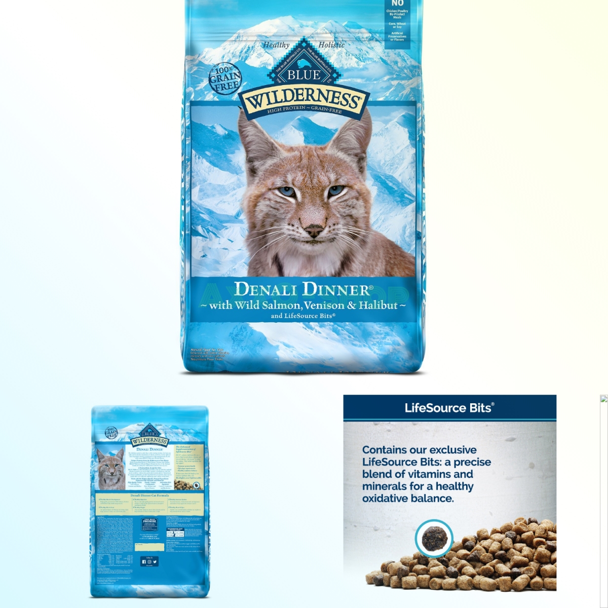 21012381 Wilderness Grain Free Denali Dinner Cat Food - 10 Lbs