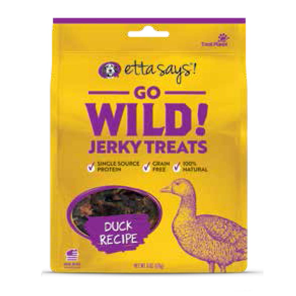 41400807 Wild Jerky Duck Dog Treat - 6 Oz